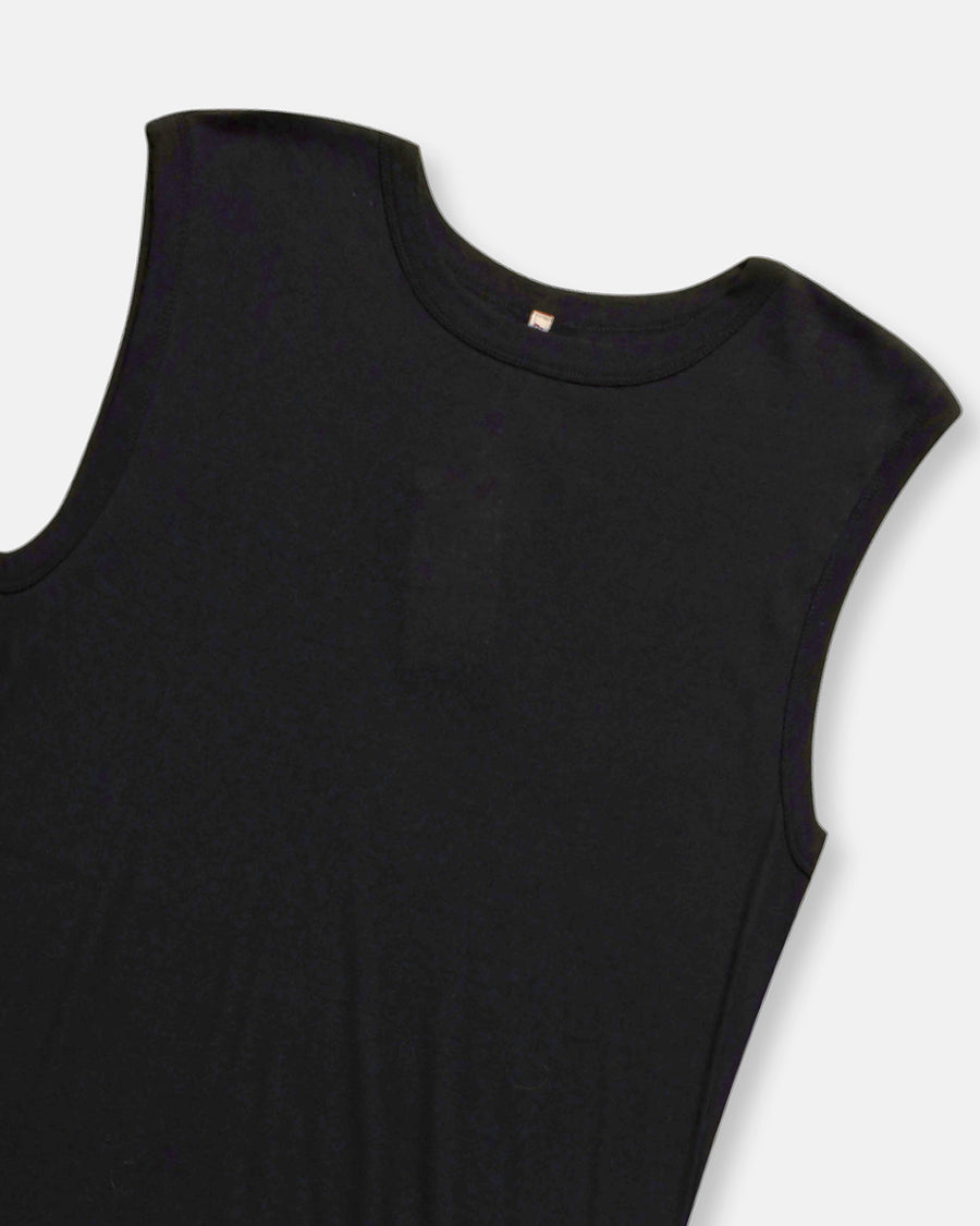 twisted cotton loose tank top