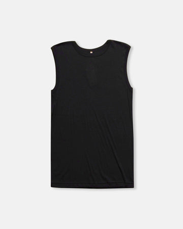 twisted cotton loose tank top