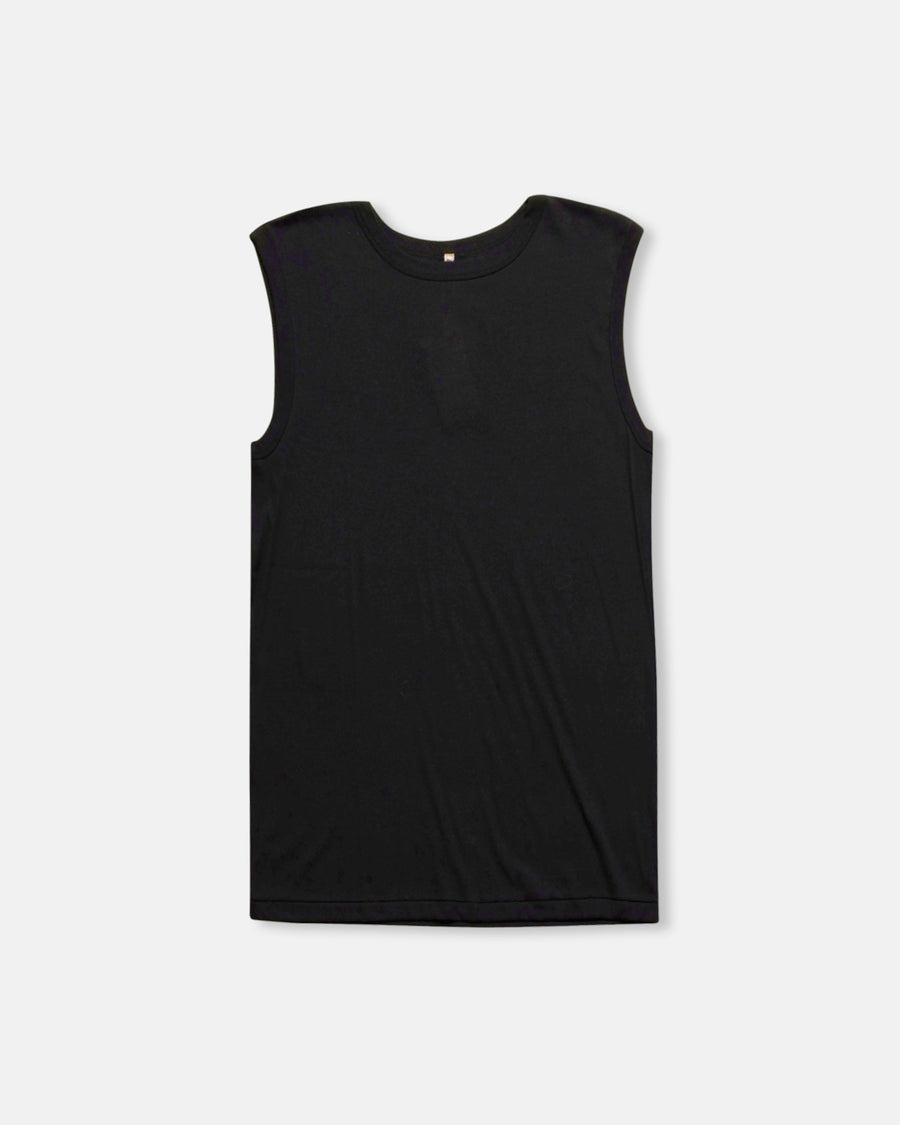 twisted cotton loose tank top