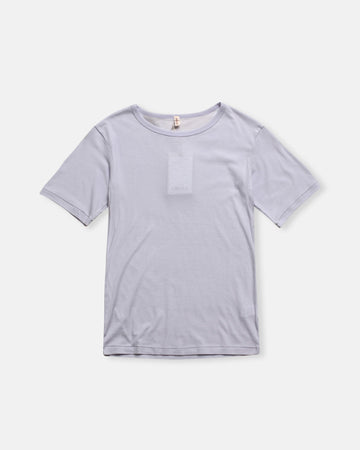 twisted cotton fitted t-shirt