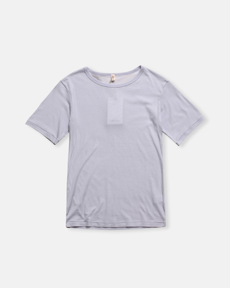 twisted cotton fitted t-shirt