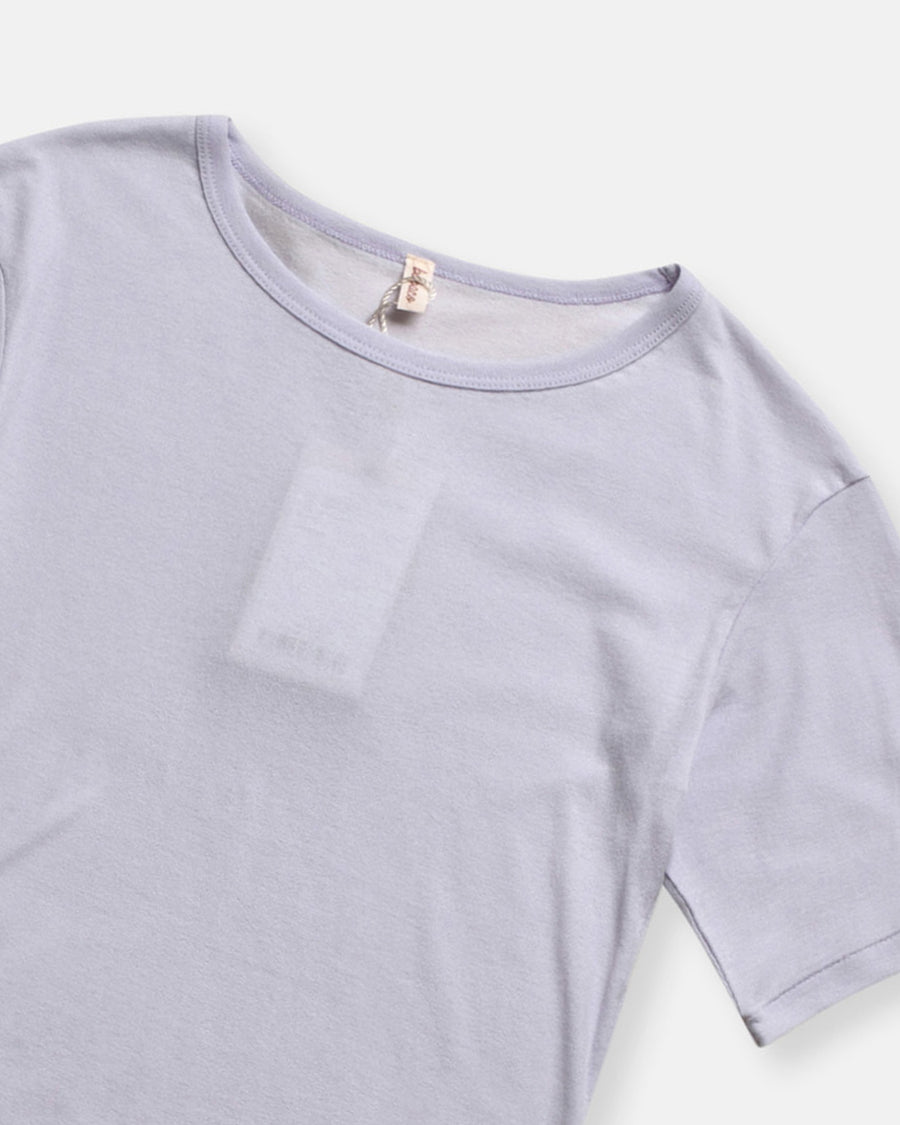 twisted cotton fitted t-shirt