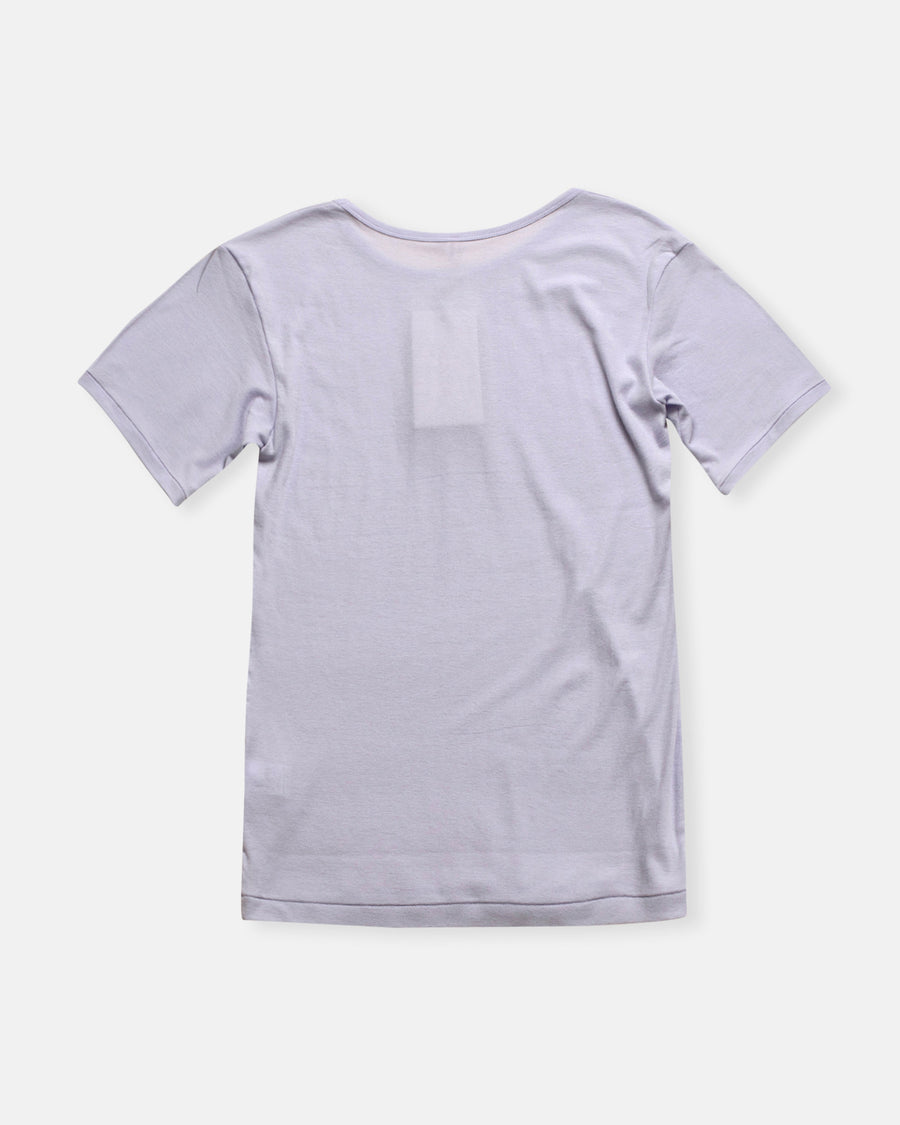 twisted cotton fitted t-shirt