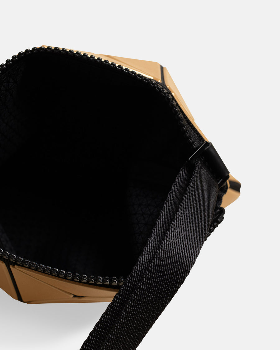 lucent metallic crossbody bag