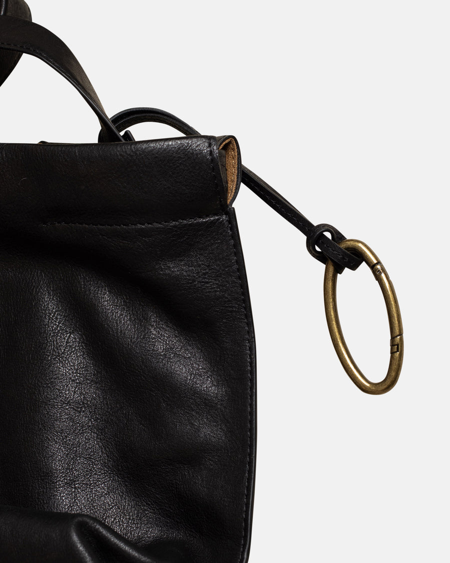 small shopper bag black