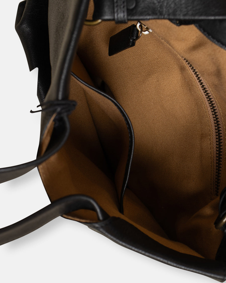 small shopper bag black