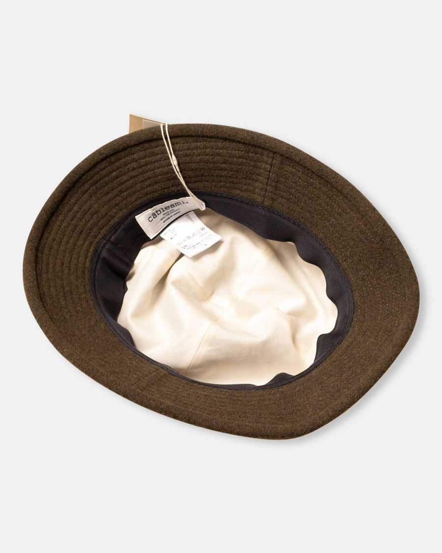 recycled wool army hat