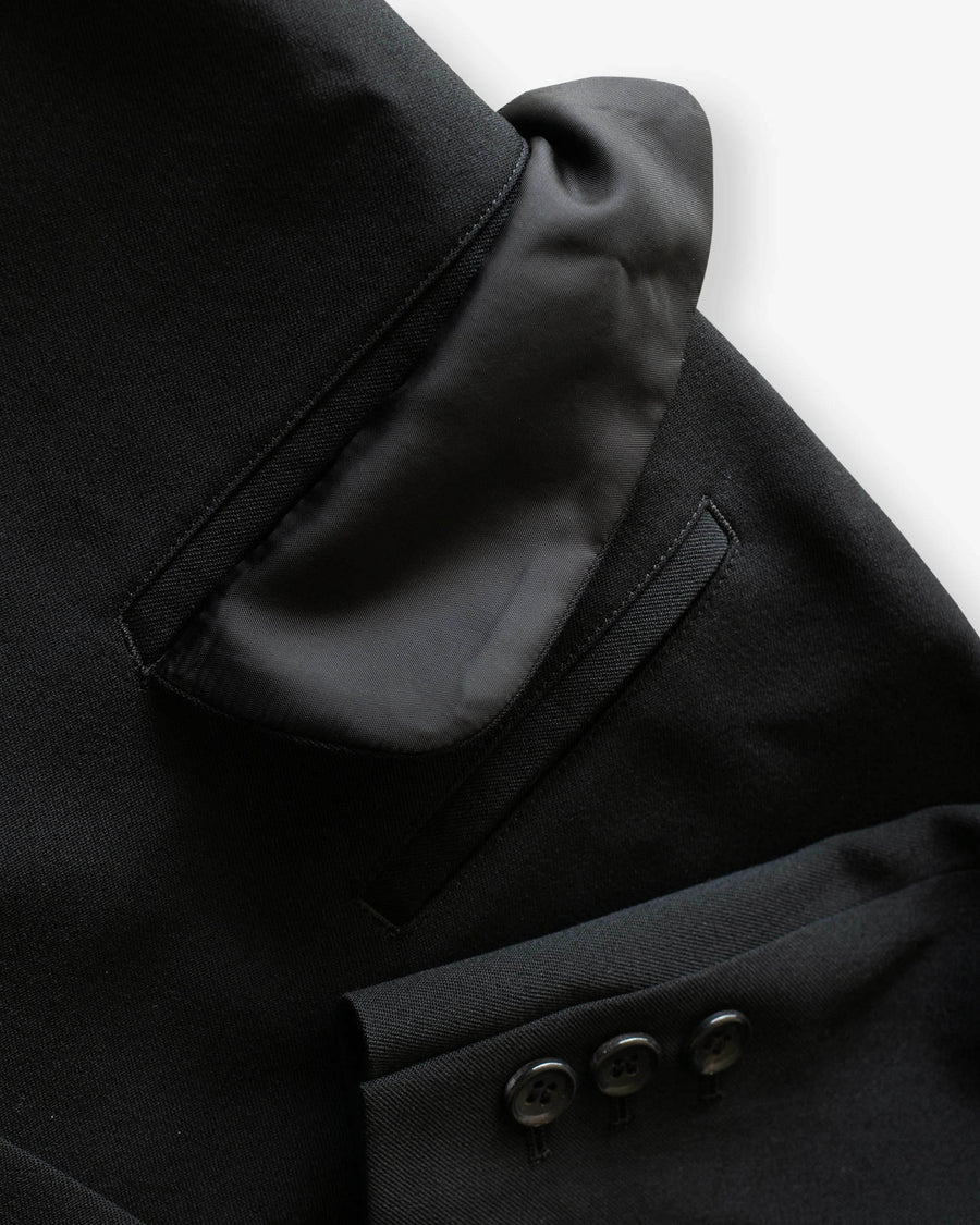 hooded blazer