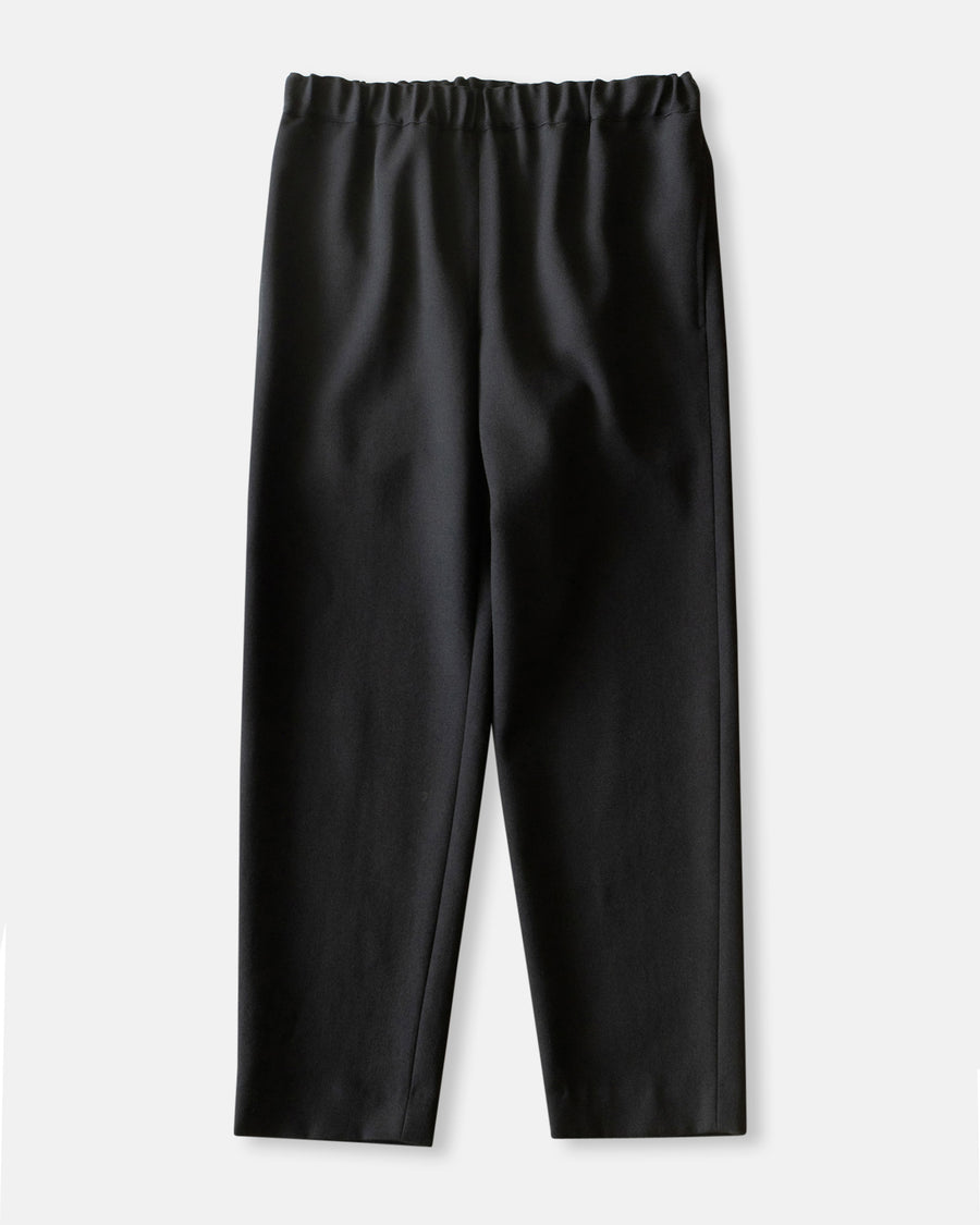 wool twill pull-on trouser
