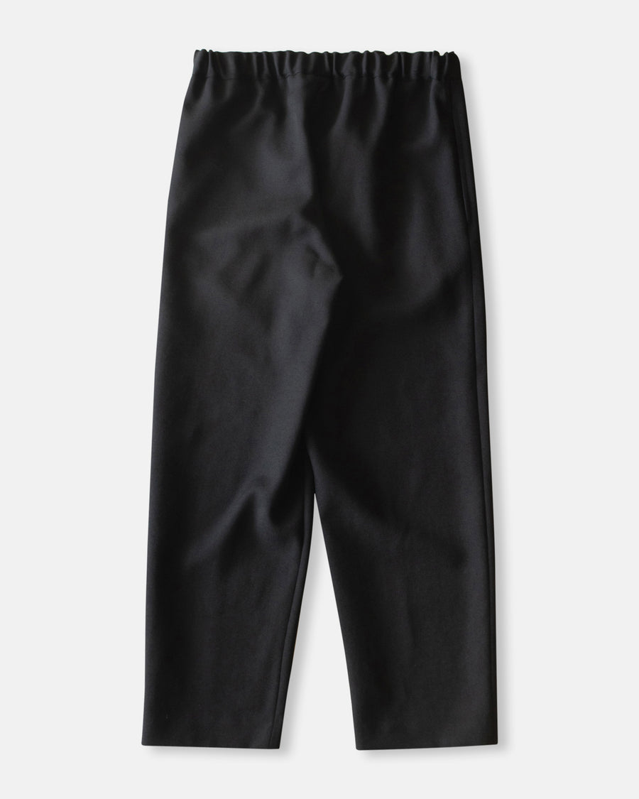 wool twill pull-on trouser