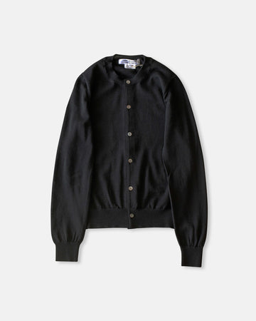 double front cardigan