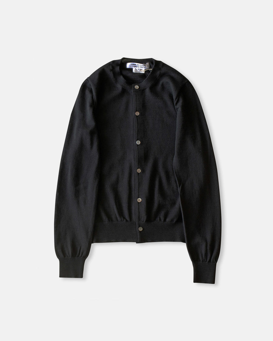 double front cardigan