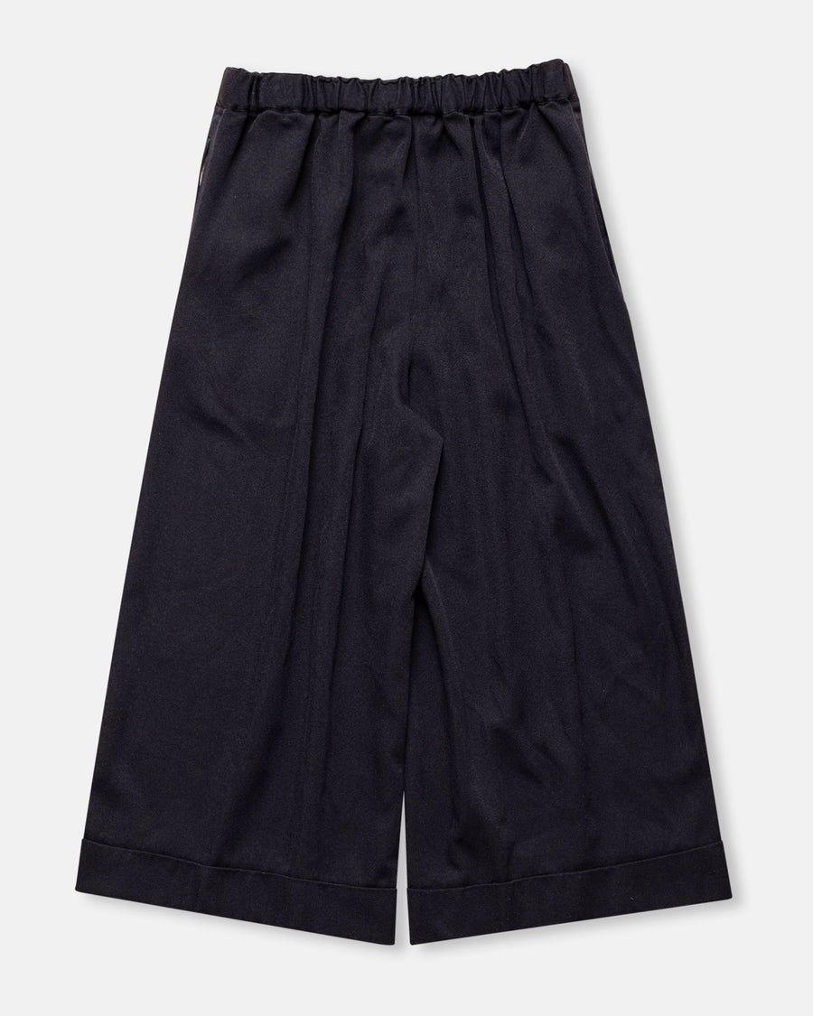 gabardine wide leg pants