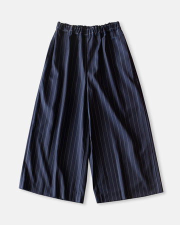 wool silk cloth stripe pants