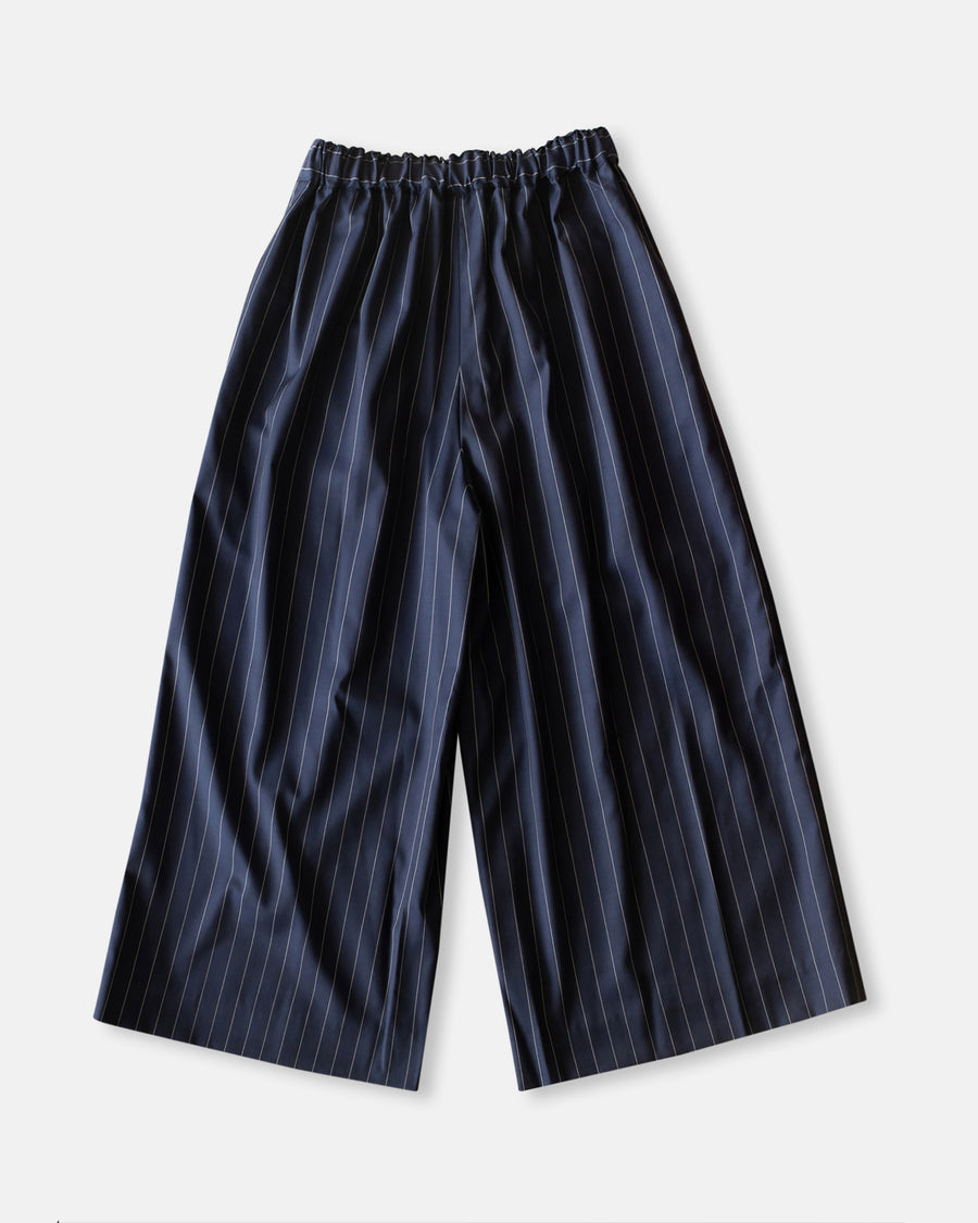 wool silk cloth stripe pants