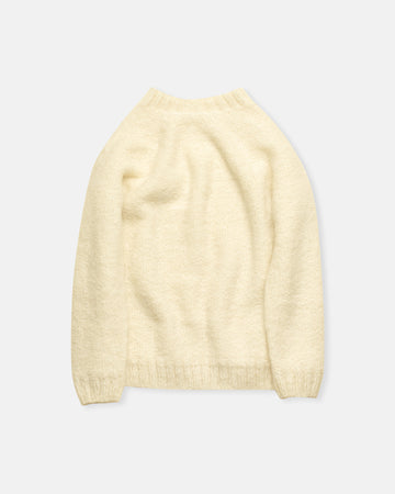 hand knit crewneck sweater
