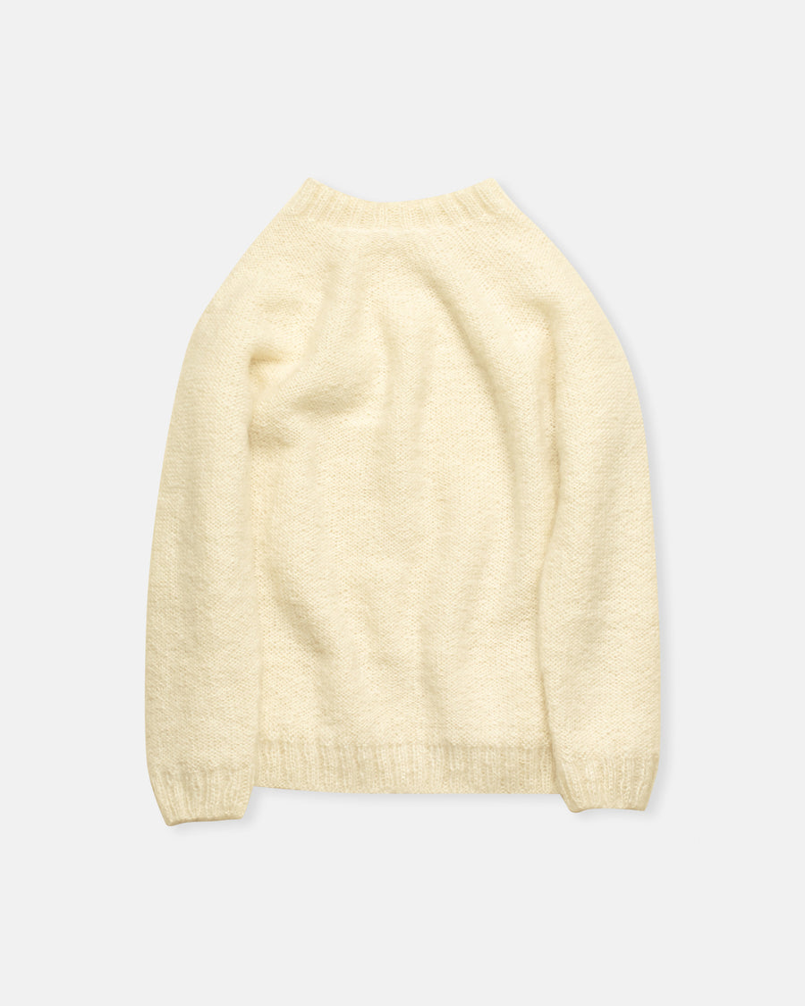 hand knit crewneck sweater