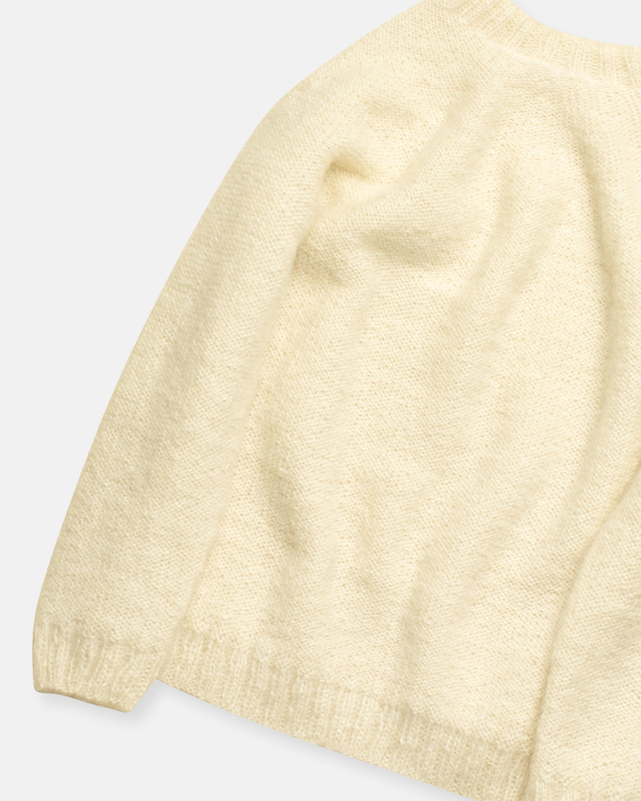 hand knit crewneck sweater
