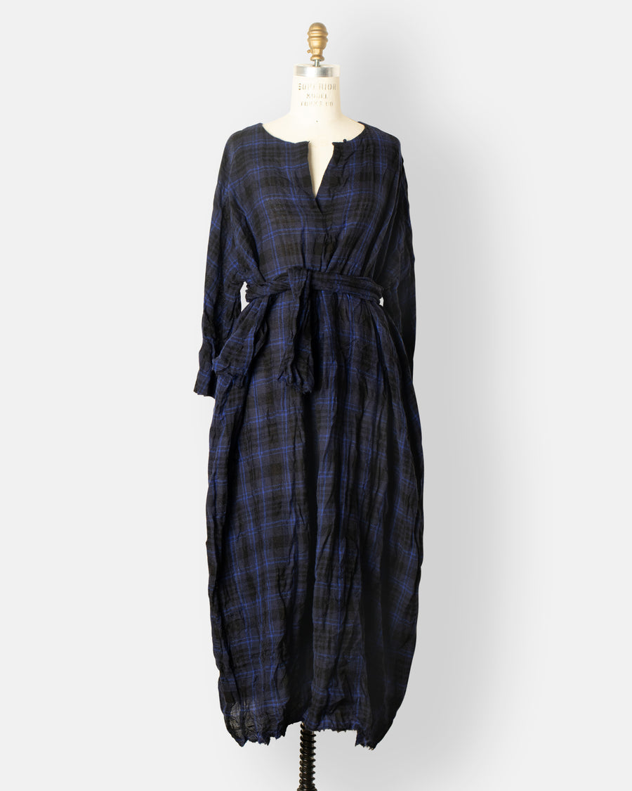 split neck dress