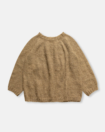 hand knit crewneck sweater