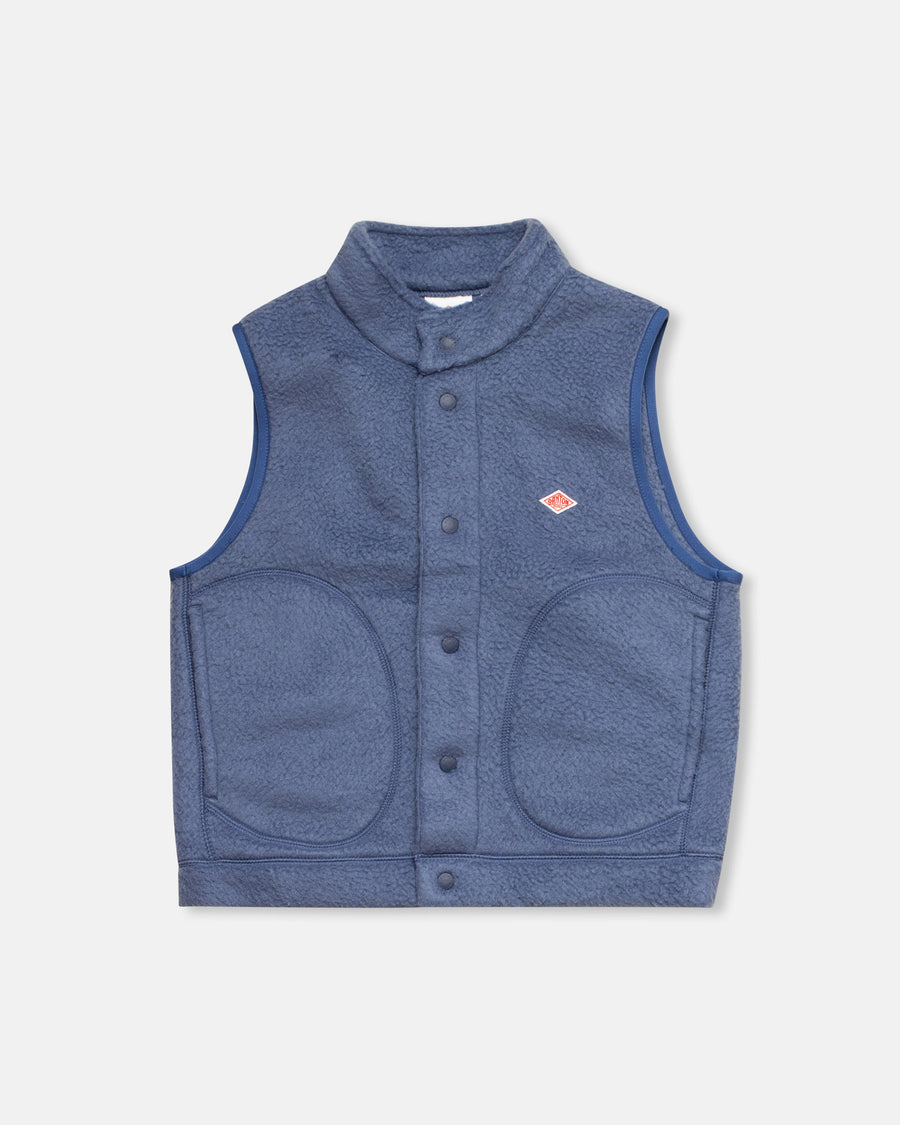stand collar vest
