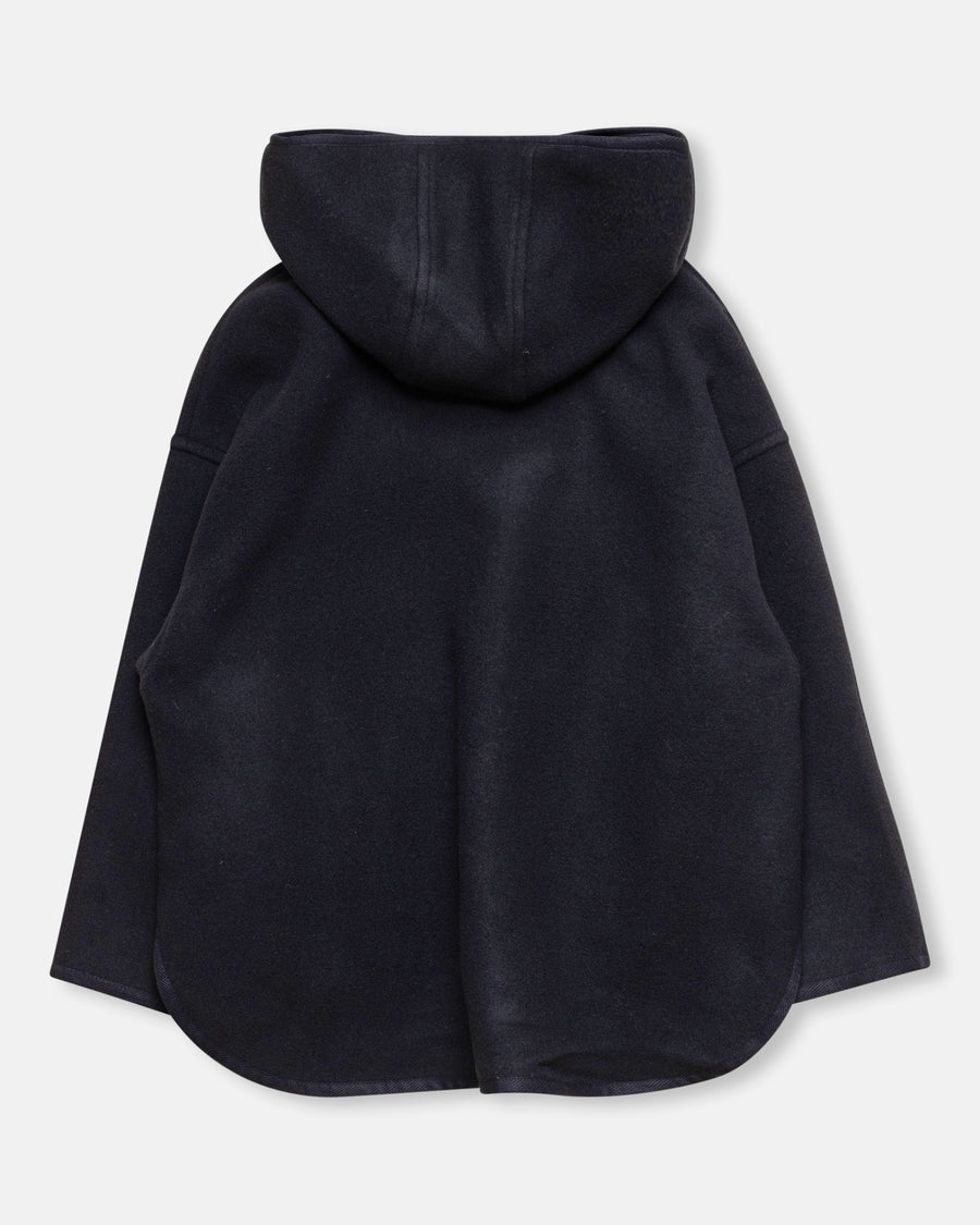 fleece hooded jacket