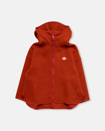 fleece hooded jacket
