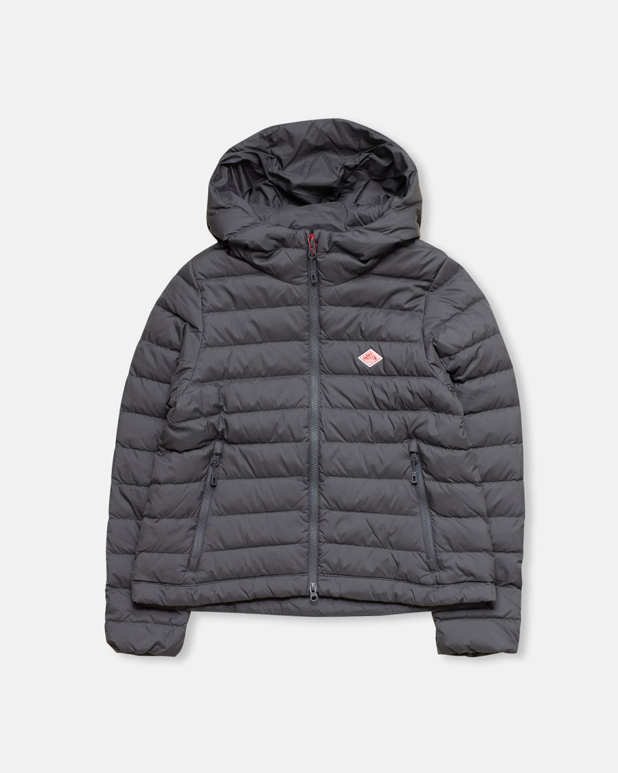 middle down hooded jacket
