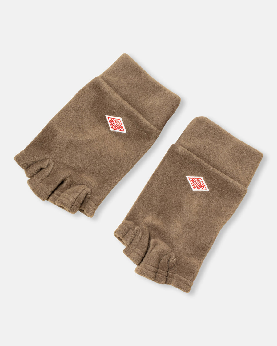 fleece fingerless gloves
