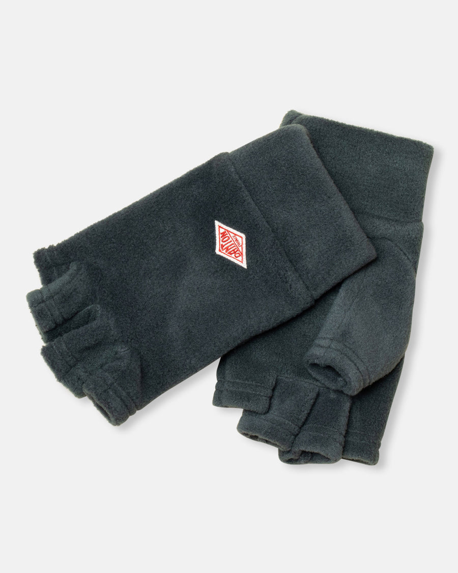 fleece fingerless gloves