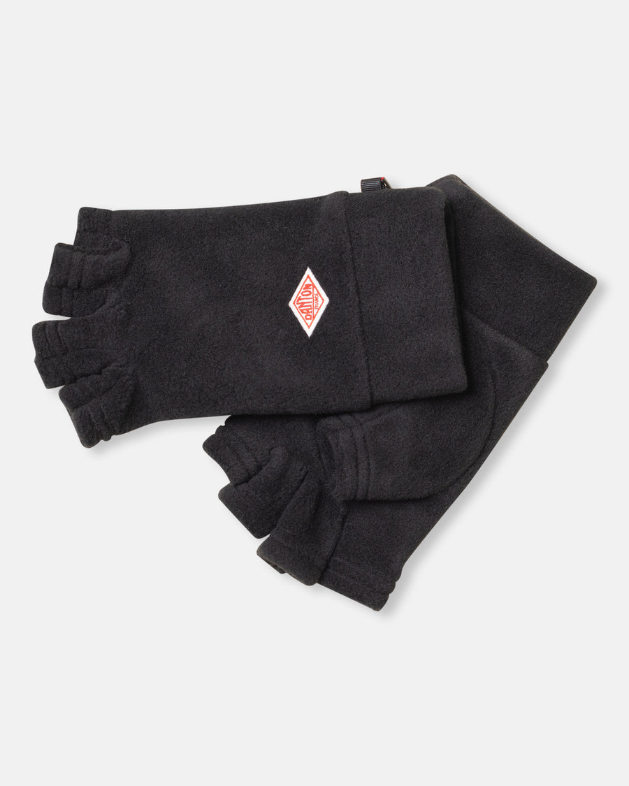 fleece fingerless gloves