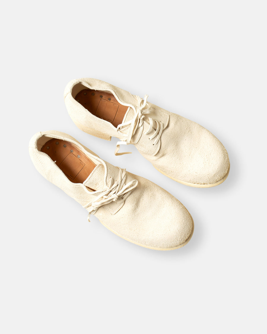 healed derby shoes