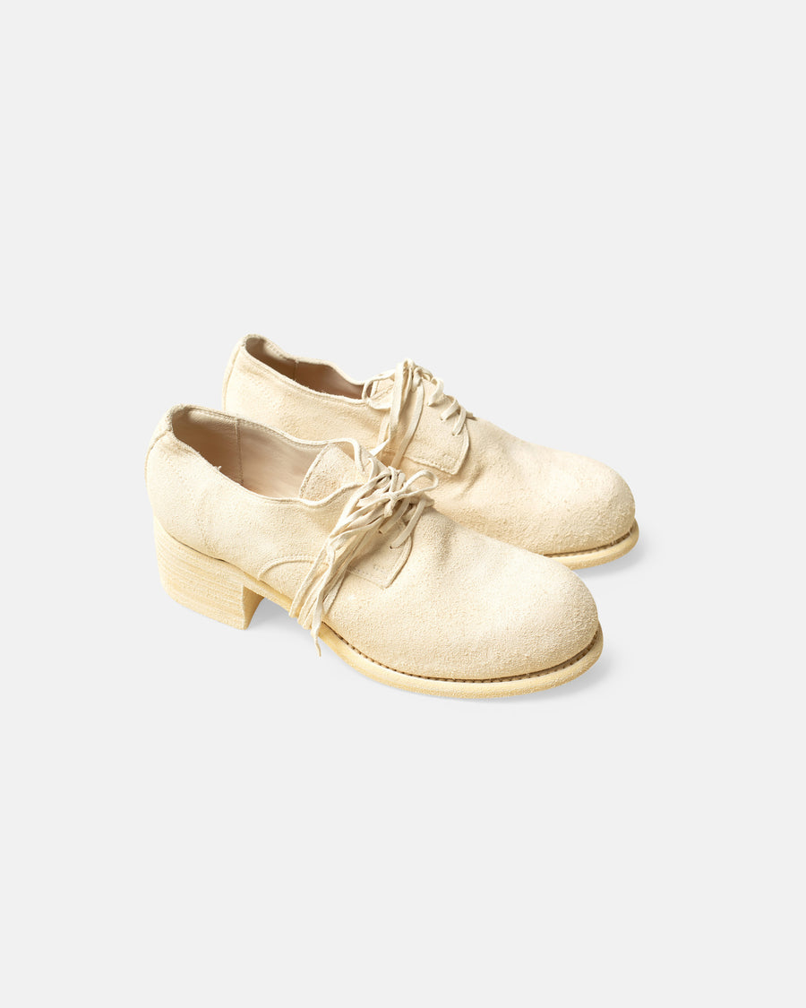 healed derby shoes