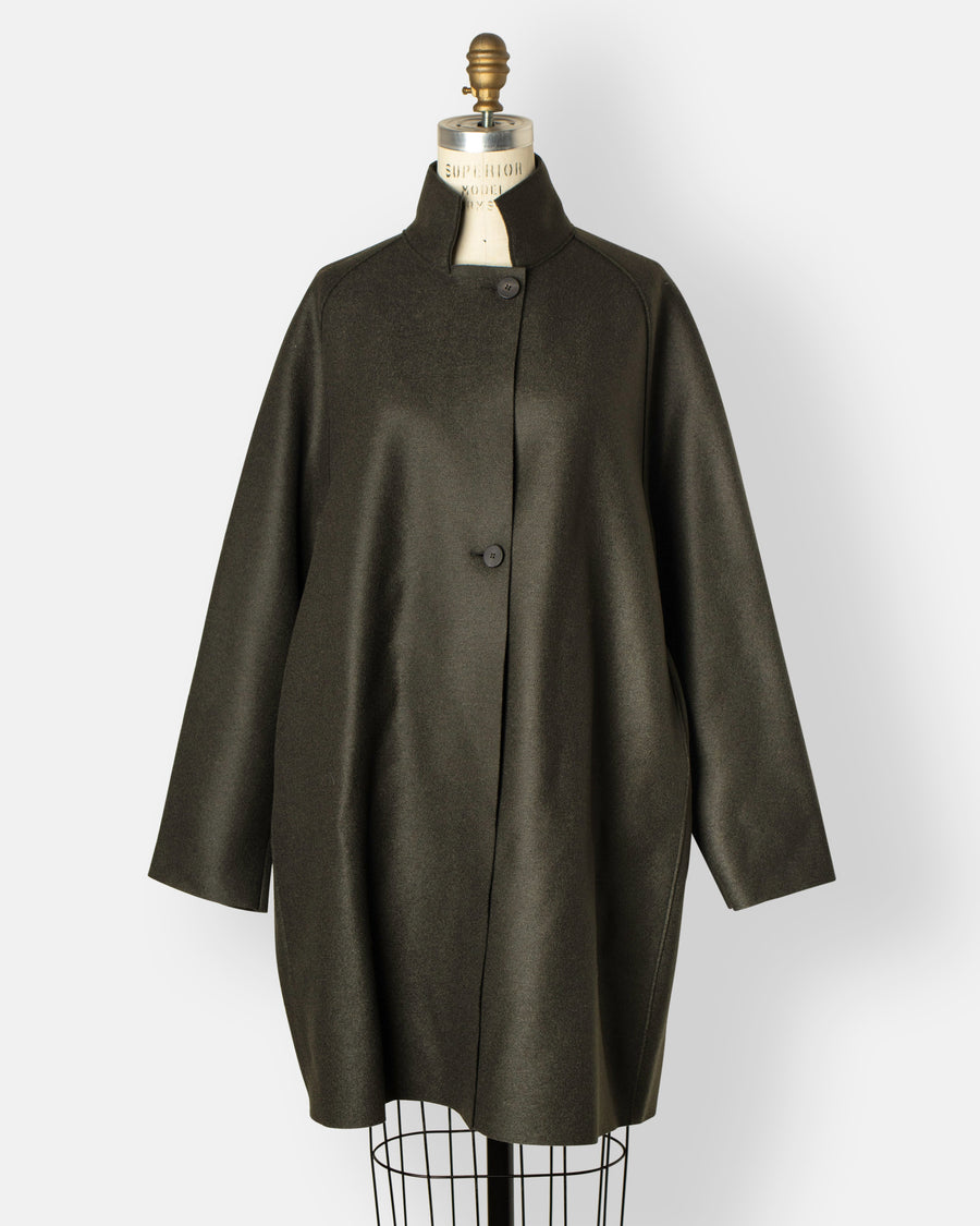 raglan cape coat