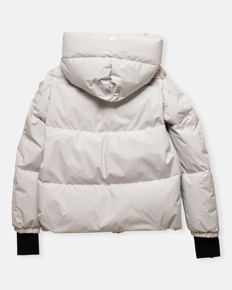 womans woven half coat