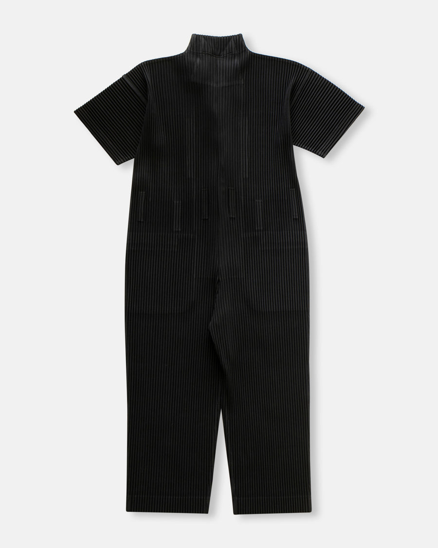 pleated jumpsuit