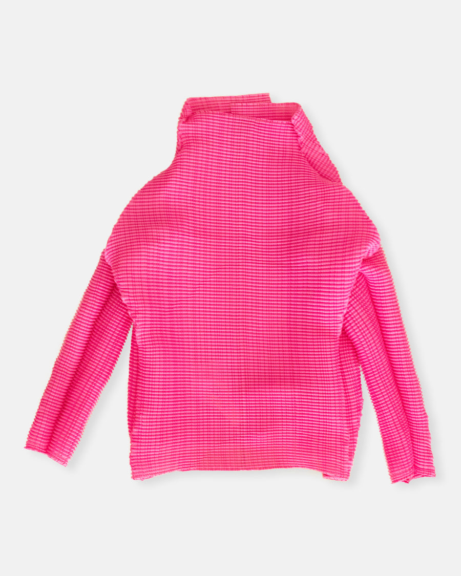 wooly pleats cardigan