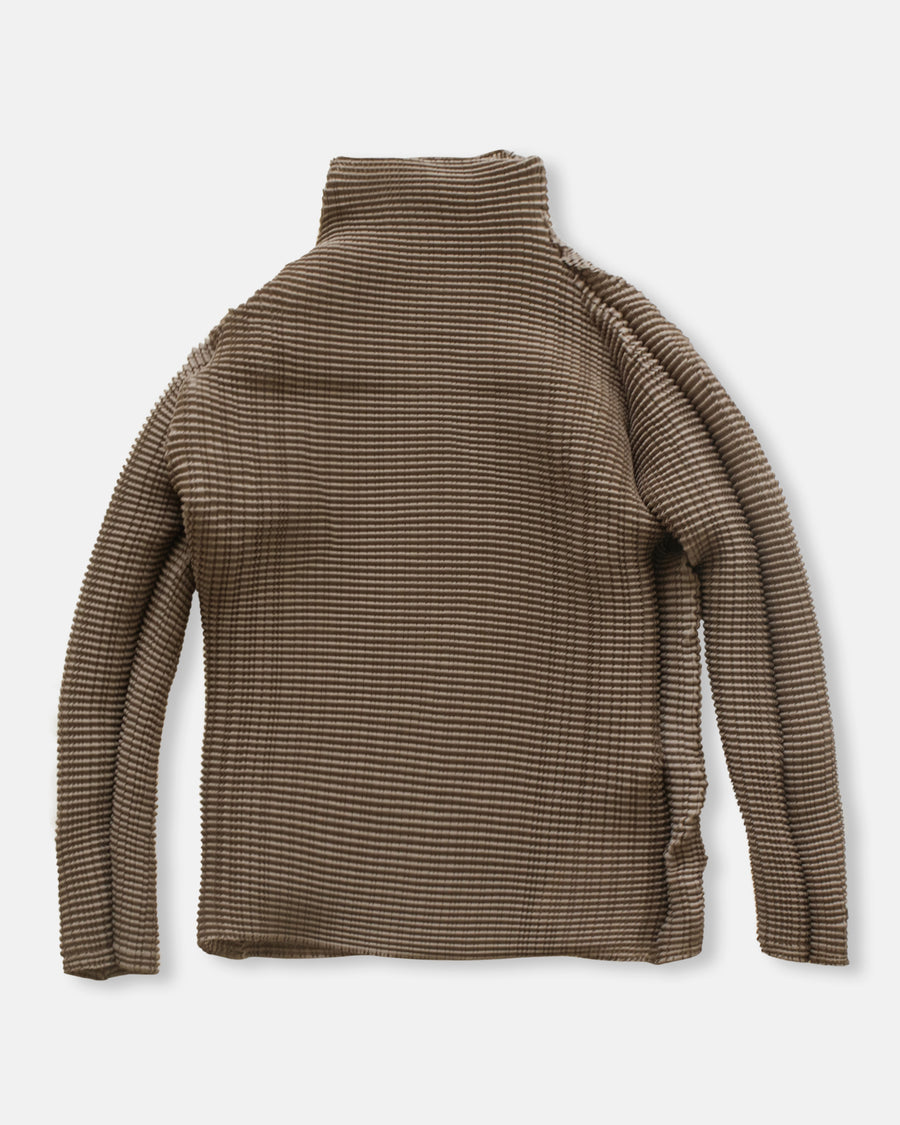 wooly pleats cardigan