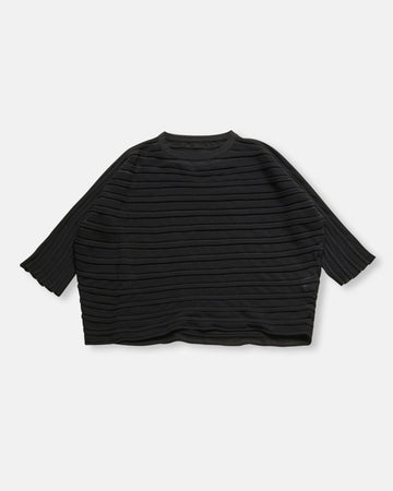 step knit sweater