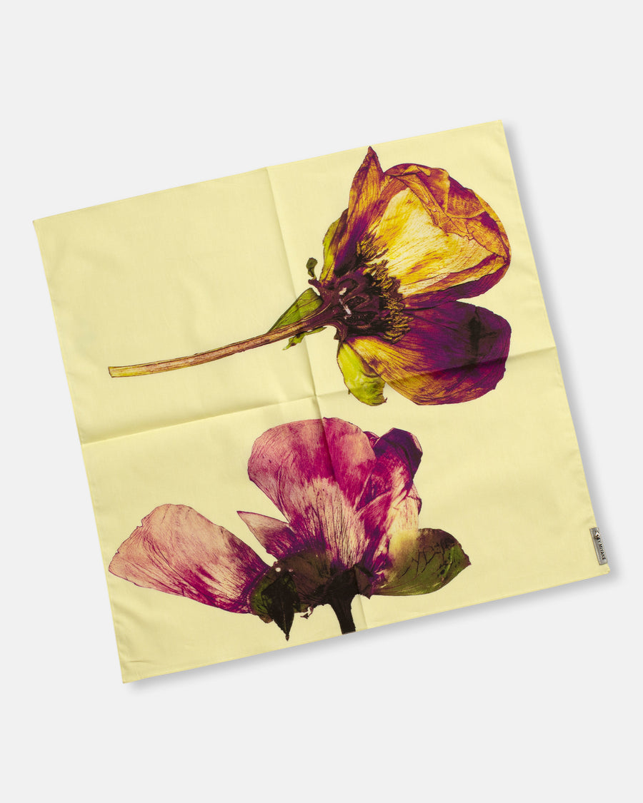 pressed flora bandana