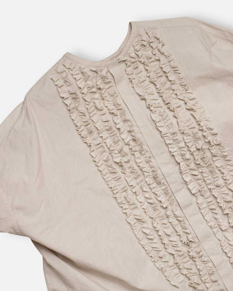 frill wide shirt