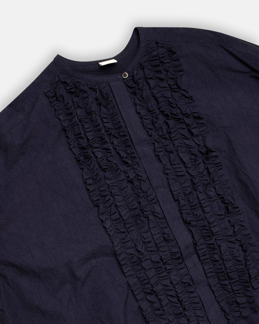 frill wide shirt