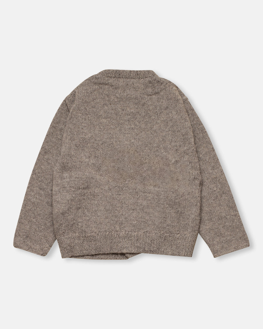 peruvian knit cardigan