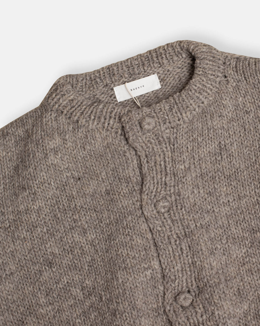 peruvian knit cardigan