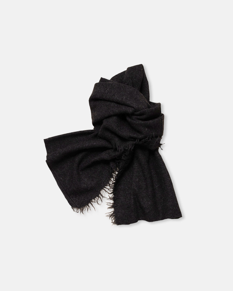 felt fringe scarf