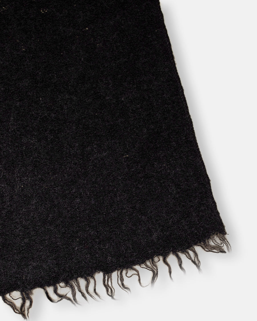 felt fringe scarf