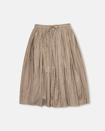 gathered skirt
