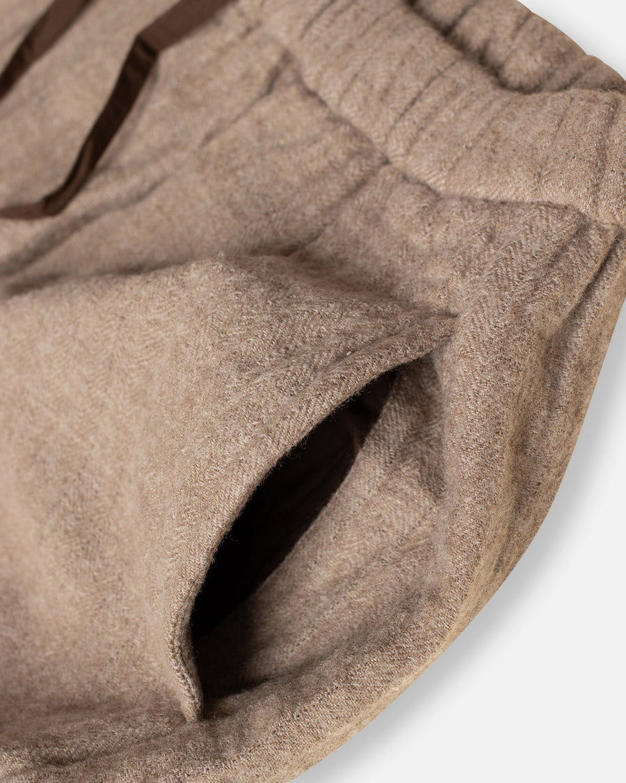 wool cotton wide pants