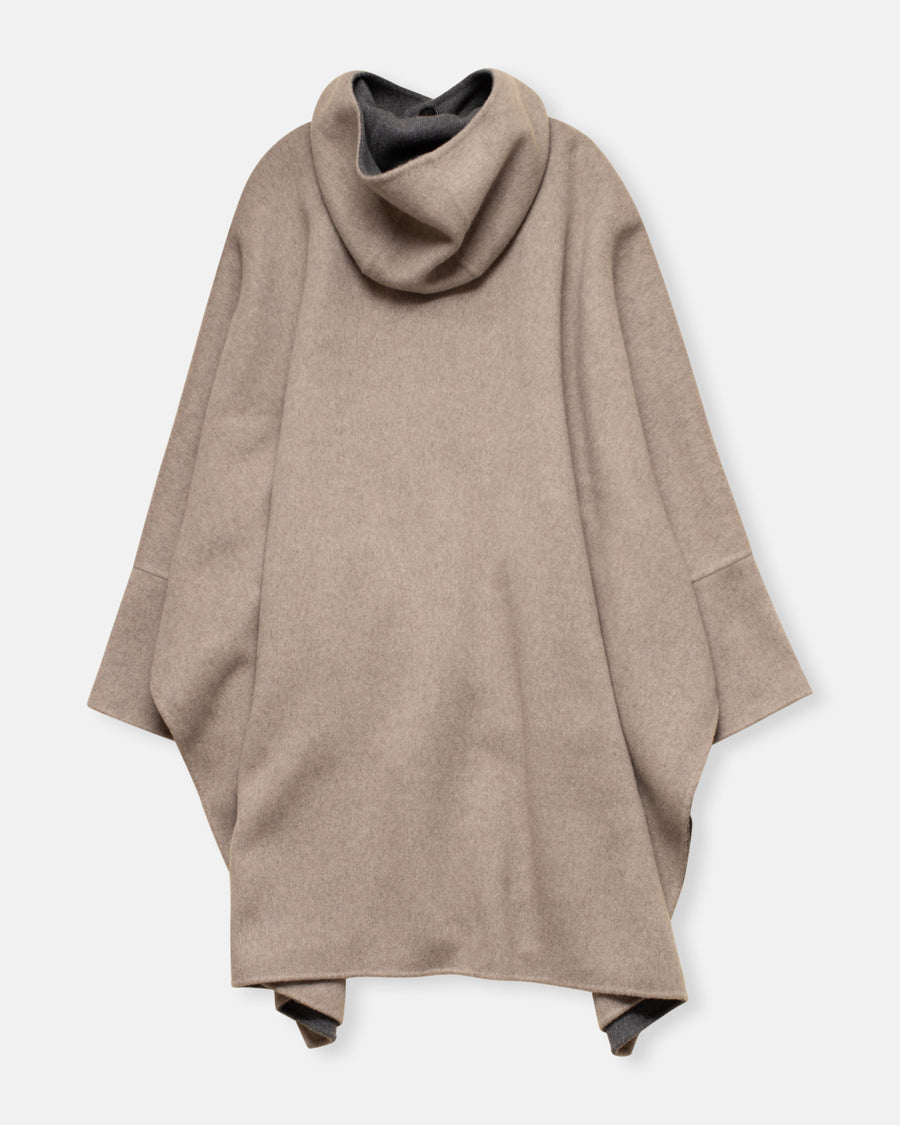 himliko reversible cashmere cape