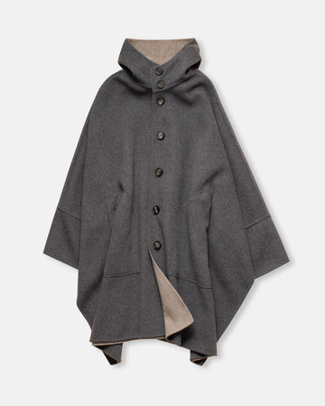himliko reversible cashmere cape